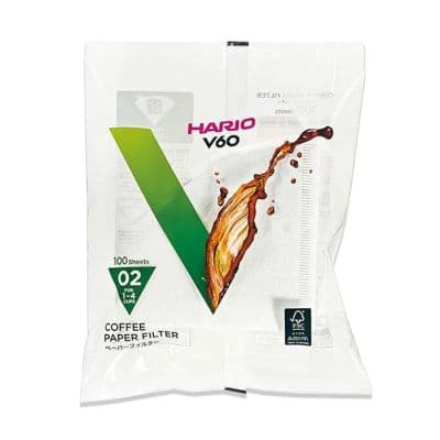 Hario koffiefilters V60 drip - Maat 02- Kleur wit