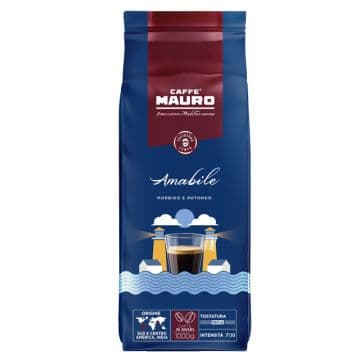 Caffè MAURO koffiebonen Mediterranean AMABILE (1kg) - HOUDBAARHEIDSDATUM 05-2026
