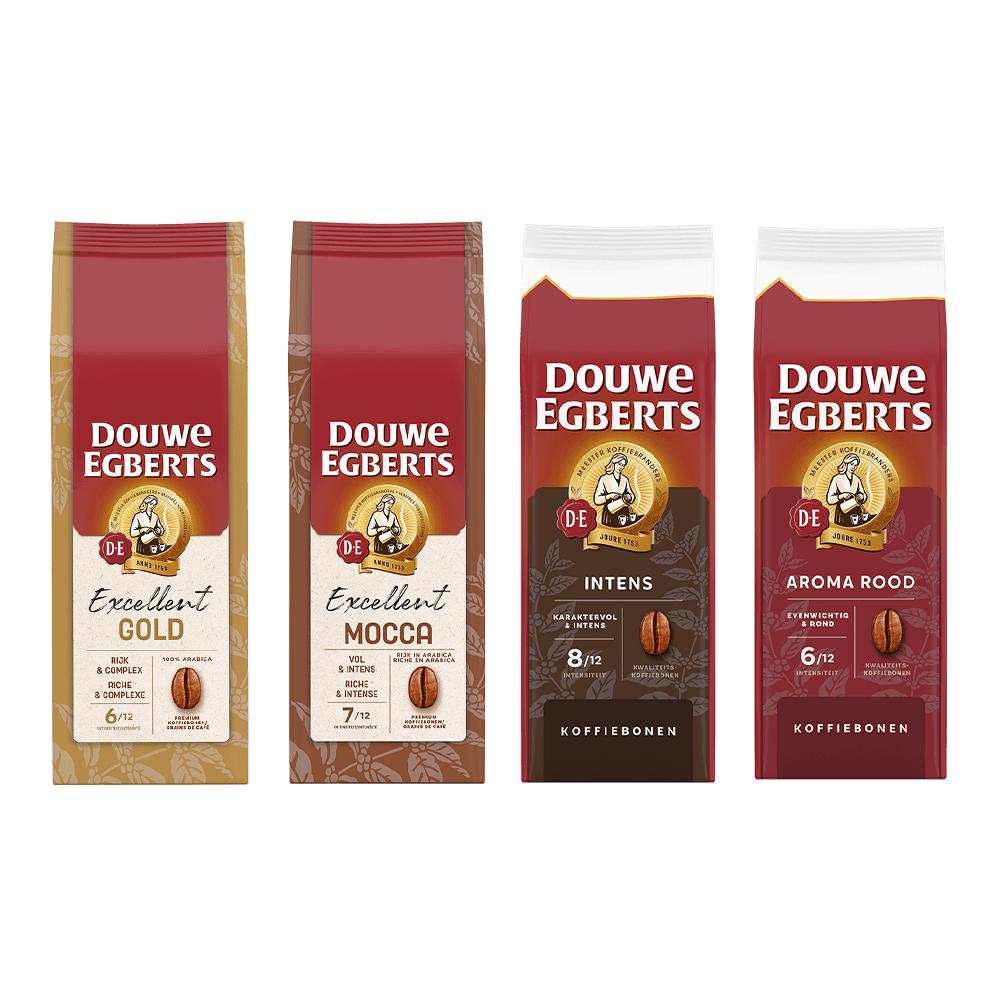 Proefpakket Douwe Egberts Karaktervol - 2 KG koffiebonen